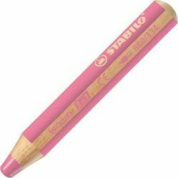 STABILO Színes ceruza 10 Stabilo Woody 3in1 vastag kerek rózsaszín Írószerek STABILO 880/334