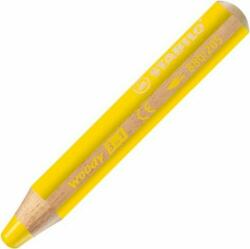 STABILO Színes ceruza 10 Stabilo Woody 3in1 vastag kerek citrom Írószerek STABILO 880/205
