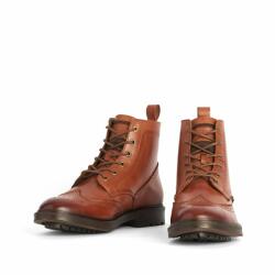 Barbour West Brogue Boots - Tan - 44