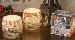 Bartek Candles Gyertya üvegben illatos 20' Prága-Róma-Párizs-London, 100g Bartek candles illatos gyertya
