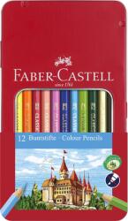 Faber-Castell Faber-Castell színes ceruza 12db kastély vár fémdobozos várak ablakos fémdobozban (115844) 115801
