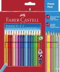 Faber-Castell Faber-Castell színes ceruza 18db Grip+4db Neon+2db grafitceruza FC-Promóciós készlet 201540 201540