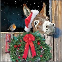 Ambiente Szalvéta Ambiente karácsonyi 25x25cm 3rétegű, 20db/csomag Friends With Donkey