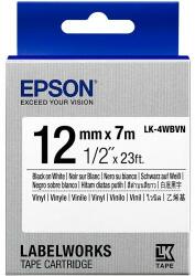 Epson LK-4WBVN fehér alapon fekete eredeti vinyl címkeszalag (C53S654041) - onlinetoner
