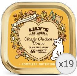 Lily's Kitchen Classic Chicken Dinner nedves macskaeledel, csirke, 19 x 85 g