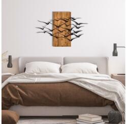 Asir Fali dekoráció 86x58 cm madarak fa/fém 279ENZ1799 (AS1646)