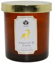 Arôme Arôme Glass Scented Candle Chestnut & Clove 125 g