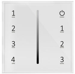 S-LIGHTLED SL-SK T11-1 LED dimmer 4 zóna távszabályzó DMX+ RF fali fehér (LEDVSK062)