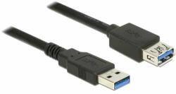 3M Delock Cablu prelungitor USB 3.0 Type-A masculin > USB 3.0 Type-A feminin 3m negru (85057)