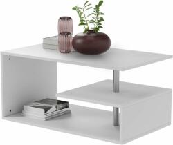 Miadomodo Dohányzóasztal 90 x 50 x 41 cm fehér (HM50533)