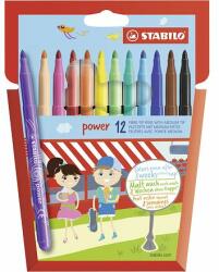 STABILO Marker Power 12 culori (0010250)