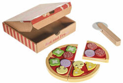 Zopa Pizza din lemn într-o cutie (ZOP086580) Bucatarie copii