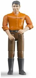 BRUDER Figura Bruder - bărbat, pantaloni maro (60007) Figurina