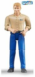 BRUDER Figura Bruder - bărbat, pantaloni albaștri (60006) Figurina