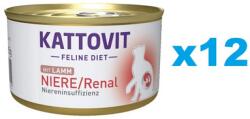 KATTOVIT Feline Diet Niere/Renal Lamb 12 x 85 g