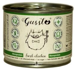 Gussto Cat Fresh Chicken nedves macskaeledel friss csirke 12x200g