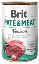 Brit Pate&Meat venison 400 g pástétom szarvashússal kutyáknak