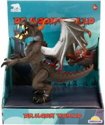 Crazoo Figurina dragon, Crazoo, gri inchis Figurina