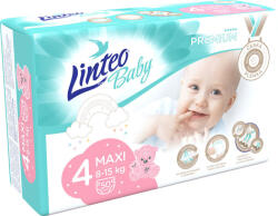 Linteo Scutece LINTEO BABY Baby Premium MAXI (8-15 kg) 50 buc (AGS7022linteo)