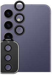 Glass PRO Set 3 protectii sticla camera foto HOFI CamRing compatibil cu Samsung Galaxy S24 Plus Black (9319456608281)