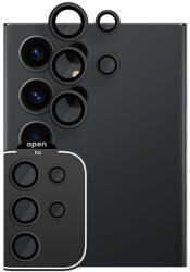 Glass PRO Set 5 protectii sticla camera foto HOFI CamRing compatibil cu Samsung Galaxy S24 Ultra Black (9319456608298)