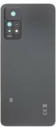 tel-szalk-19296951971 Xiaomi Redmi Note 11 Pro Plus 5G Fekete Akkufedél hátlap, kamera lencse burkolati elem ragasztóval (tel-szalk-19296951971)