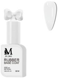  M+ beauty Rubber base coat - 001 Fehér (8090_001WHITE)