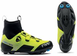 NorthWave Celsius XC Arctic GTX kerékpáros téli cipő, SPD, neon sárga, 47-es