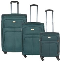 ORMI Zenit zöld 4 kerekű 3 részes bőrönd szett (Zenit-szett-zold)