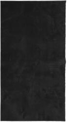 vidaXL HUARTE fekete rövid szálú puha és mosható szőnyeg 80 x 150 cm 375109