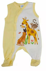 AB ABR Ujjatlan baba rugdalózó Szafari mintával - Sárga (56)