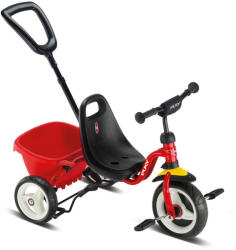 PUKY - Tricicletă pentru copii cu bară Ceety - rosu (P-2214)