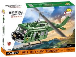COBI - 2423 Războiul din Vietnam BELL UH-1 HUEY IROQUOIS, 1: 32, 655 k, 2 f (CBCOBI-2423)