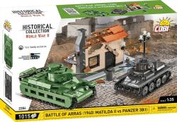 COBI - 2284 II WW Battle of Arras 1940 Matilda II vs Panzer 38t, 1: 35, 1015 CP (CBCOBI-2284)