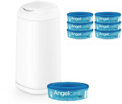 Angelcare - Cos de scutece Dress Up + 1 casetă + 6 casete de rezervă (VP-F137021)