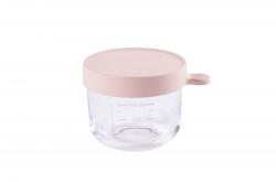 Beaba - Ceașcă pentru alimente din sticlă150ml roz (912649BB) Set pentru masa bebelusi