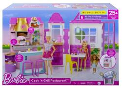 Mattel - Set de joacaBarbie Restaurant GXY72 (25GXY72) Papusa Barbie
