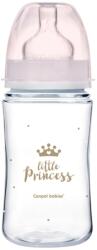 Canpol babies - Biberon Royal Baby cu gură largă 240 ml roz (35-234_PIN)