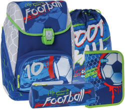 Play Bag - Rucsac pentru școală - SET LOGIC din 4 piese - Fotbal 10 (8600828101235)