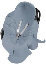 Belisima - Învelitoare din muselină pentru scaunul auto Belisima jeans (5907772710500) Lenjerii de pat bebelusi‎, patura bebelusi