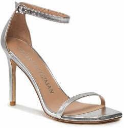 Stuart Weitzman Szandál Stuart Weitzman Nudistcurve 100 Sanda SA178 Silver 35 Női