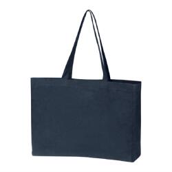 Vászontáska hosszúfülű 57x9x36, 5cm 270g/m2 pamut, sötétkék nagyméretű strapabíró