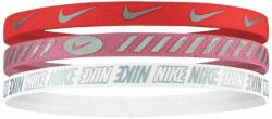 Nike Bandă de cauciuc Nike W HEADBANDS 3.0 3 PK METALLIC - Rosu - OSFM