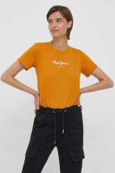 Pepe Jeans pamut póló Wendys narancssárga - narancssárga M