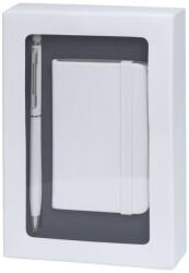Everestus Set agenda si pix, 168×112×29 mm, Everestus, 20FEB10110, Hartie, Aluminiu, Alb (EVE10-AP741853-01)