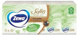 Zewa Papírzsebkendő ZEWA Softis Natural Soft 4 rétegű 10x9 darabos (870033) - fotoland