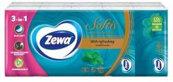 Zewa Papírzsebkendő ZEWA Softis Menthol Breeze 4 rétegű 10x9 darabos (53524) - fotoland