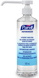 GOJO PURELL Advanced kézfertőtlenítő gél - virucid, fungicid, baktericid, mikobaktericid, OTH engedély, pumpás flakon hosszú csőrrel, 500 ml (G9665-12)