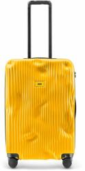 Crash Baggage kemény fedelű bőrönd STRIPE közepes méretű 68x45x26 cm - sárga Univerzális méret (CB152)