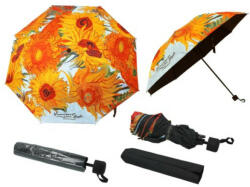 Hanipol Carmani Összecsukható esernyő 100cm, összezárva 24cm, Van Gogh: Napraforgók (021-7322A)